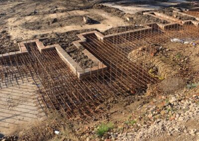 Drainage and groundworks package on a 14-plot housing scheme